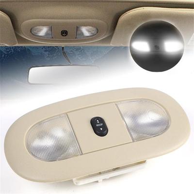 Beige LED Overhead Console Dome Map Light Sunroof Switch for Ford