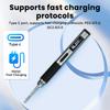 DC 9-20V 18-100W Portable Smart Soldering Iron Outdoor Welding Repair Tool Rechargeable Soldering Pen Type-C Interface