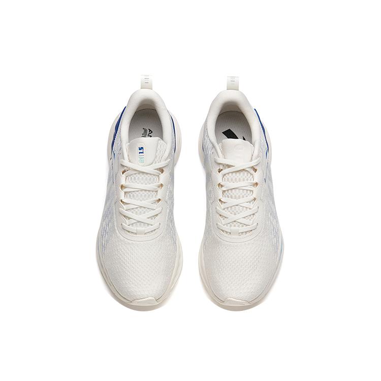 Anta Tron 1.5 Casual Cushioning Slip Resistant Abrasion Resistant Breathable Low Top Running Shoes Men's White Blue 112135586S-1