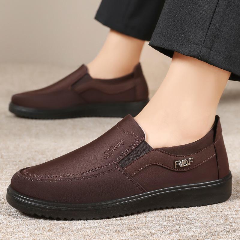 Casual Men's Shoes Versatile New Autumn One-pedal Dad Shoes Comfortable Soft-soled Old Beijing Cloth Shoes