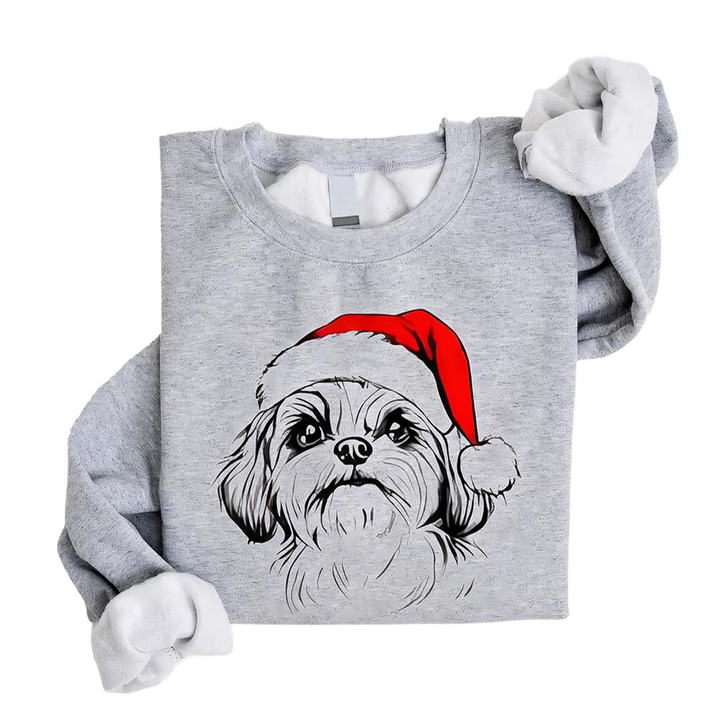 Christmas T-Shirts And Sweatshirts, Women'S Sweatshirts, Long-Sleeved Pullover Sweatshirts, Women'S Long-Sleeved Tops