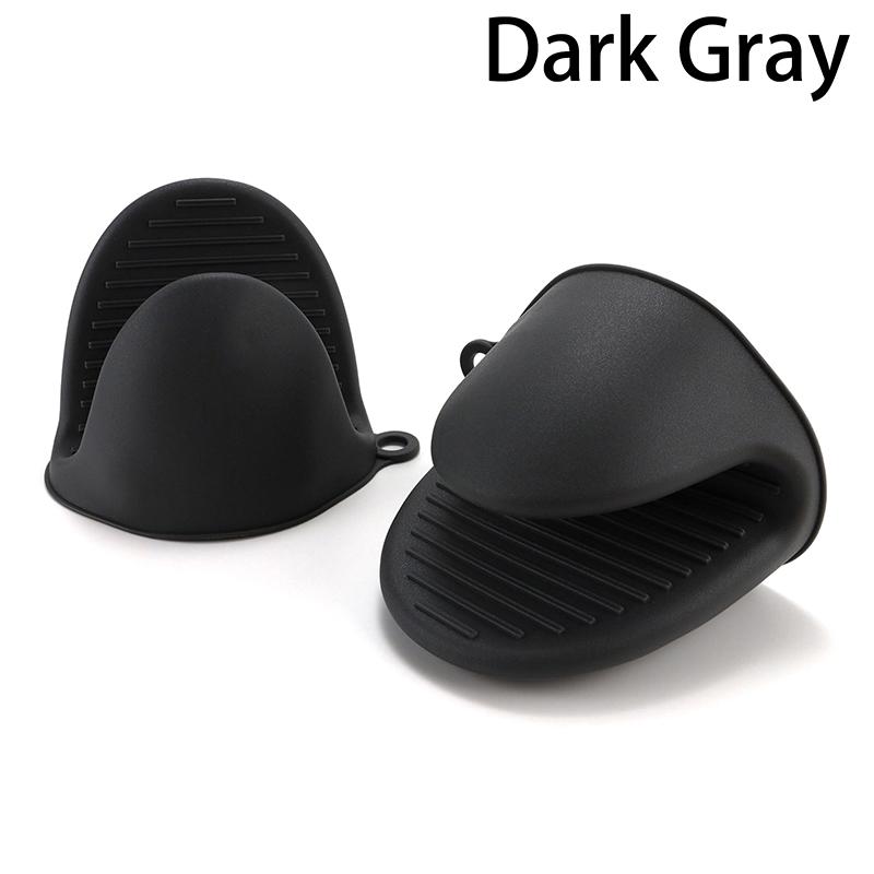 2 Pcs Oven Mitts Silicone Heat Resistant Pinch Mitts Anti Scalding Non Slip Gloves Clips Pot Holder Cooking Baking Oven Mitts