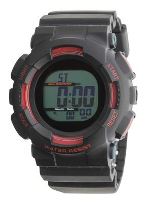 CREPHA FDM7865-RD Black/Red Digital Men's Watch