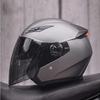 AD 3/4 Motorcycle Helmet Men Women 3C Certified Half Face With LED Light Commuting All Season