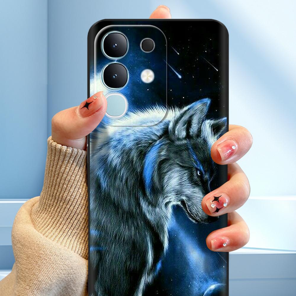 For Vivo Y29 4G Case Cover 2025 Lovely Flowers Soft Silicone Capa Phone Cases For Vivo Y29 4G Case Cartoon Shockproof Bags Coque