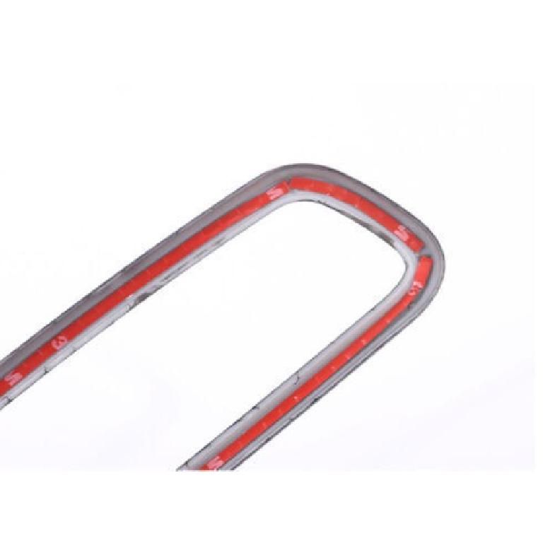 For Jaguar XJL 10-2019 Carbon Fiber Interior Rearview Mirror Cover Frame Trim