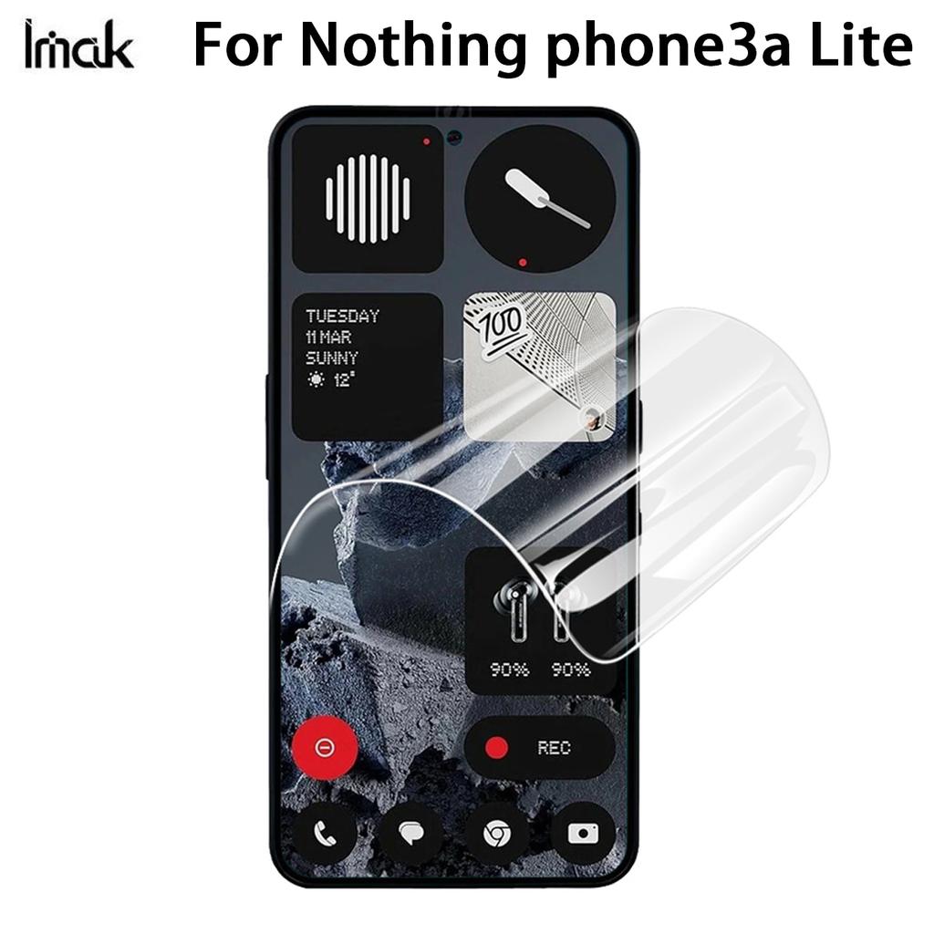 For Nothing Phone 3a Lite 5G Glass IMAK Hydrogel Film 4th Generation Full Coverage Screen Protector