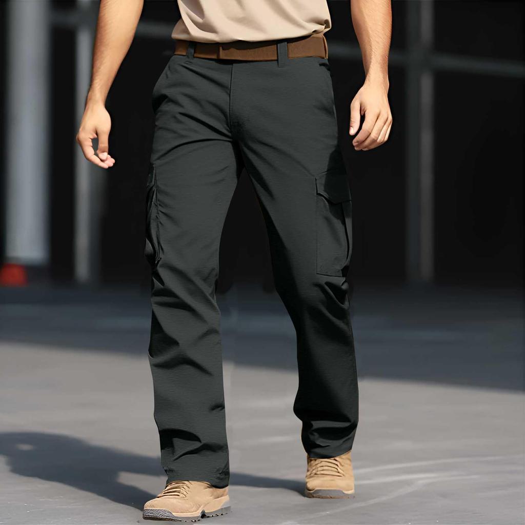 Men's Overalls Cargo Pants Outdoor Casual Athletic Hiking Pants Cotton Trousers Pants With Pocket