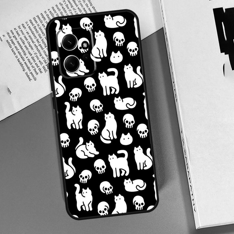 Witch Black Cat Case For Xiaomi Redmi Note 13 11 10 12 14 15 Pro Plus Cover For Redmi 15 15C 14C 10C 13C 12C