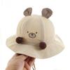 Embroidery Korean Style Cap Shading Hat Children's Bucket Hat Breathable Summer Kid Sunhat  Boy