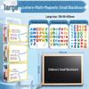 Magnetic Alphabet Stickers: 26 Uppercase & Lowercase Letters for Teaching Aids