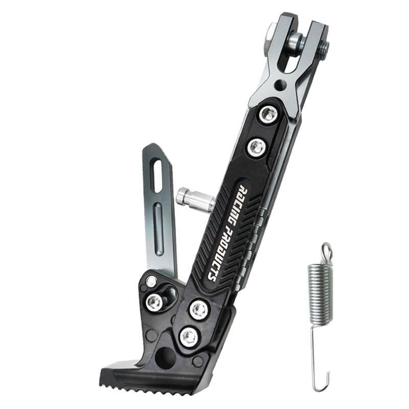 Adjustable CNC Metal Motorcycle Foot Bracket Bicycle Metal Foot Bracket Durable Corrosion Resistant Holder Stand Accessories