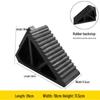 Portable Wooden Triangular Wheel Chock: Anti-Roll Stopper for Large Trucks and Cars.