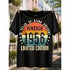 T-shirt Homme Style Vintage 1956 Édition Limitée Cadeau d'Anniversaire pour Lui Coupe Ample Col Rond Mode Nouvelle Arrivée Vêtement d'Été pour 70ème Anniversaire