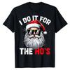 Lo Hago por Los Hos Camiseta Divertida Inapropiada de Navidad Cara de Papá Noel Hombre Y2k Top Disfraz de Papá Noel de Navidad Regalo Moda Pijama Familiar