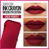 Maybelline Super Stay Ink Crayon Matte Longwear Lipstick Check Yourself 1.1 G 2 Pack