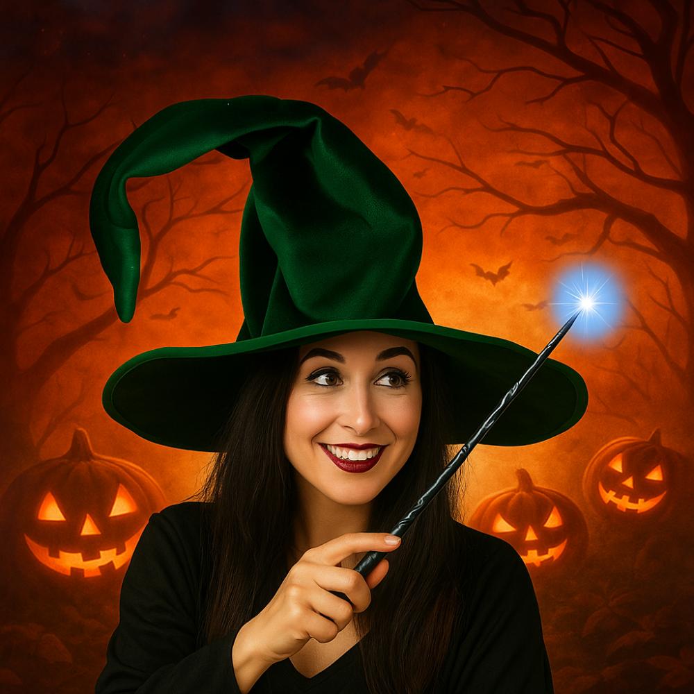 Gothic Queen Baroque Witch Hat Baroque Wizard Cap Foldable Halloween Witch Hat  Night Club