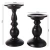 Black Vintage Candlestick Iron Art Candle Stand Creative Candelabra  Banquet Dinning Table