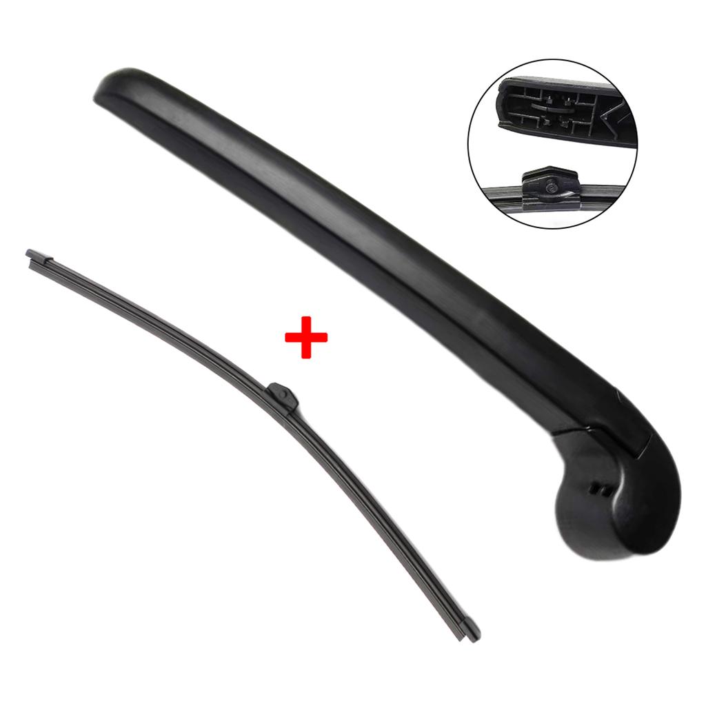Rear Wiper Blade & Arm Set Kit For Porsche Cayenne 2010-2017 Windshield Windscreen Rear Window