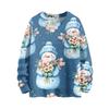 Christmas Day Sweatshirts For Children Boys And Girls Knit Sweater Cute Shirt Fall Crewneck Pullover Tops