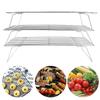 3?Tier Cooling Rack Collapsible Folding Legs for Cookies Cakes Kitchen Baking Grilling Tool