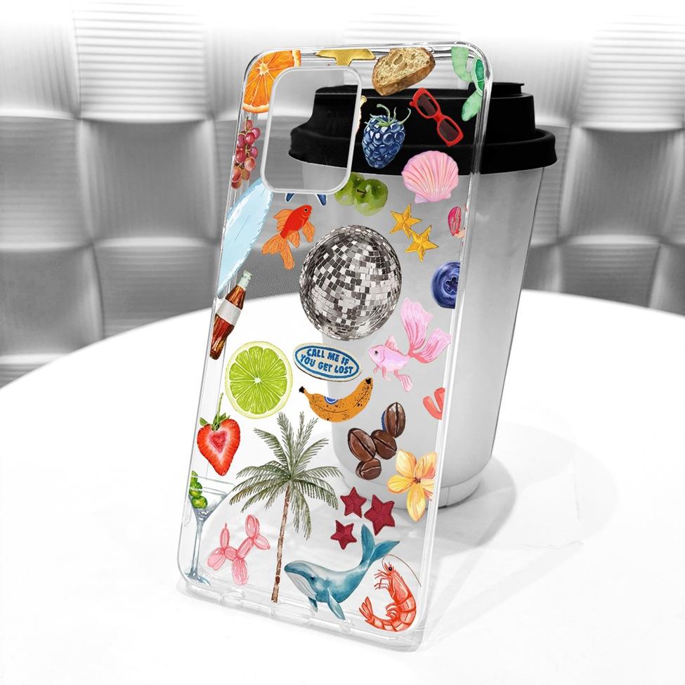 Clear For Samsung S10 Lite Case Cute Fashion Butterfly Funny Painted Casing For Samsung Galaxy S10 Lite SM-G770F SM-G770U1 Cover