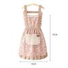 Oil-proof Princess Skirt Apron with Pockets Woman Apron Cooking Accessories Cotton Apron  Kitchen