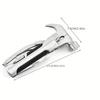 Damaly,Stainless Steel Multifunctional Hammer Tool, 7-in-1 Portable Multi-Tool With Claw Hammer, Knife,Screwdriver,Opener,Perfec