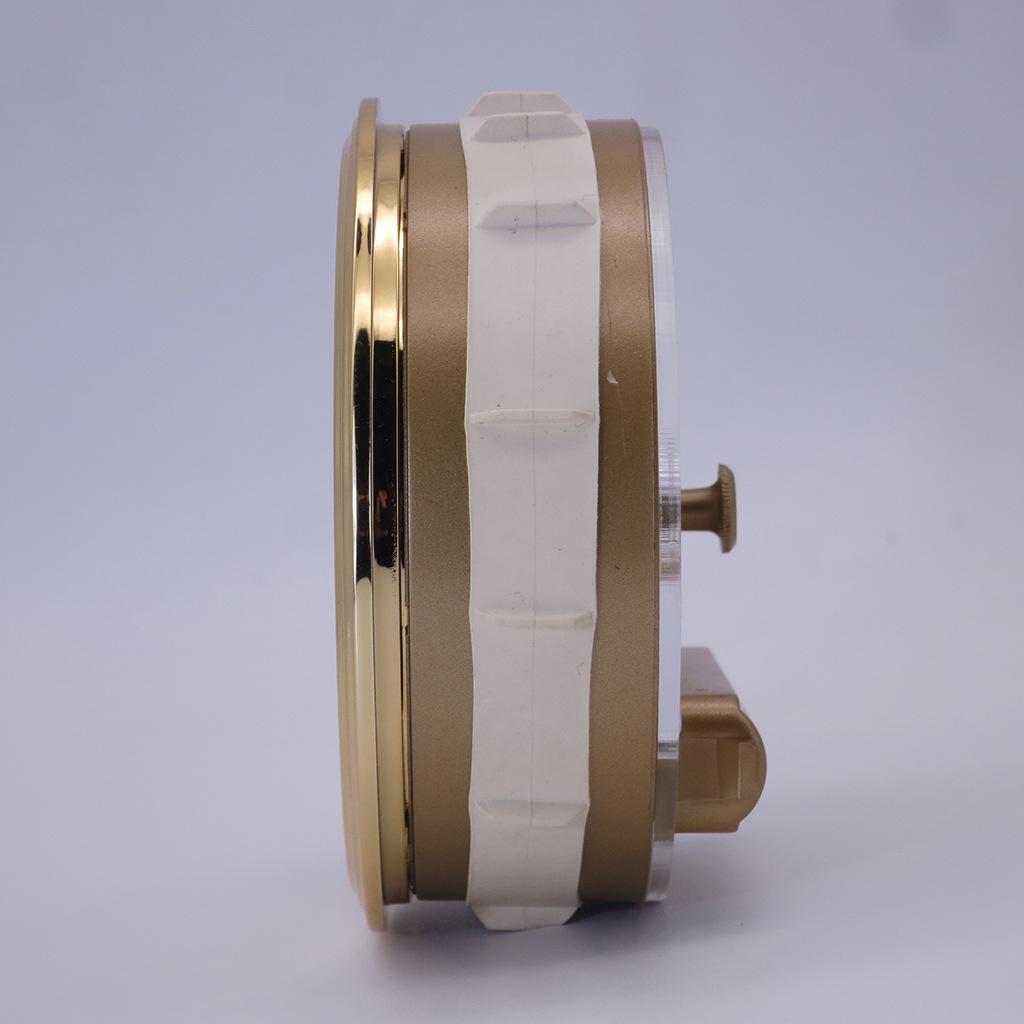 3D Small Wall Clock Retro Gold Table Clocks Wall Home Decor Shabby Chic Accessories Metal Transparent Movement Reloj Gift FZ993