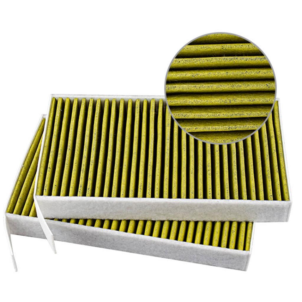 2Pack Air Filter for Tesla Model 3 Y Juniper Highland 2020-2026 Air Conditioner Cabin Filter with Activated Carbon Replacement