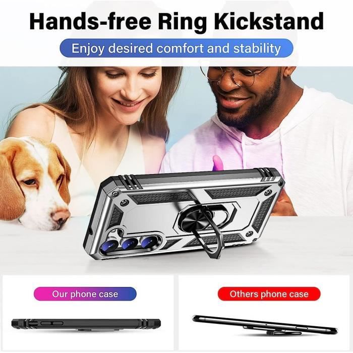Skyddsskal - PROSHOP - för Samsung Galaxy S23 FE - Silverfärgad - Stöttålig - Repskyddande