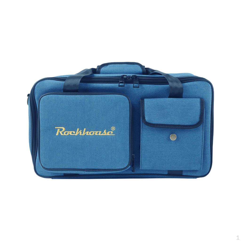Guitar Effects Pedal Board Bag Case Organizer for Daily Transport