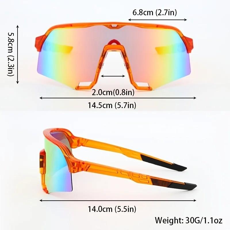 6PCS Cycling Sunglasses Men's Sports Casual Women's Outdoor Anti-glare UV400 Cycling Glasses