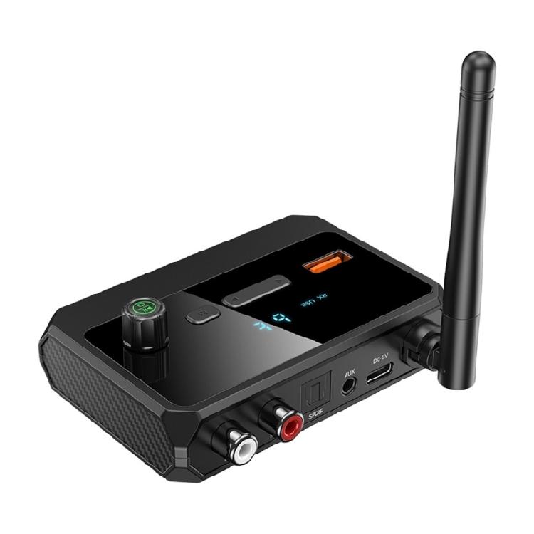 

Receiver Wireless Support U-disk Audios Adapter With AUX 3.5mm RCA Optical Jacks 1