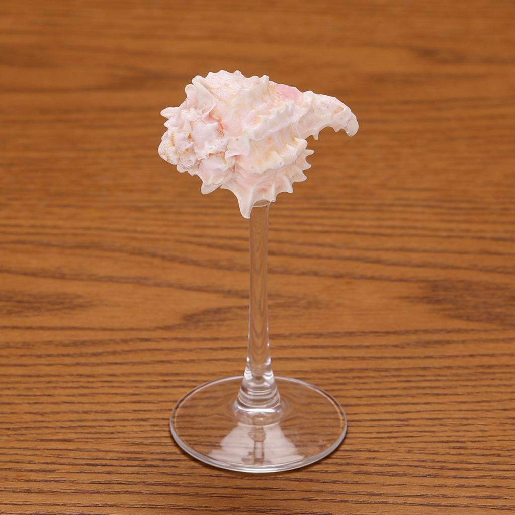 Wine Glass Unique Polished Stem Wine Glass for Cold Beverages Desk Ornament