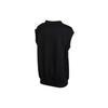 Nike Solid Logo V-Neck Casual Tank Top Women Tops Black DQ6760-010