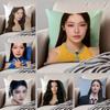 Thai Fashion NNamtan Tipnaree WWeerawatnodom Cushion Cover Throw Pillow Cover Hidden Button Durable Polyester Chair Cushion