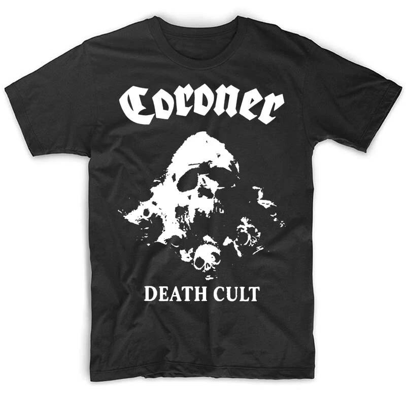 Coroner Death Cult T shirt BLACK thrash metal band XL