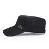 Men'S And Women'S Outdoor Jungle Adventure Solid Color Simple Military Hat Quick-Drying Hat Mountaineering Breathable Flat Top Hat Mountain Logo Hat