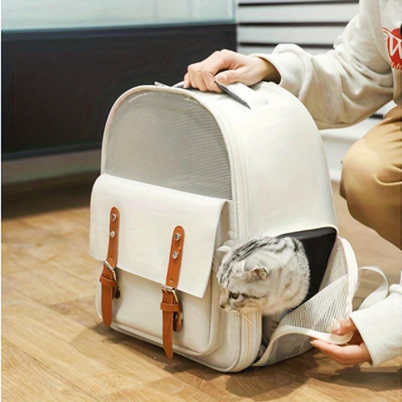 

Премиум-дышащий рюкзак-переноска для кошек и маленьких собак большой вместимости