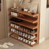Moisture-Proof Wooden Shoe Storage Shelves Simple Design Multifunctional Shoe Rack  Household Use