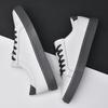Fashion Plus Size 36-49 Men Casual Shoes Genuine Leather Mens Shoes Comfortable Sneakers Man Loafers Breathable High Quality White Shoes
