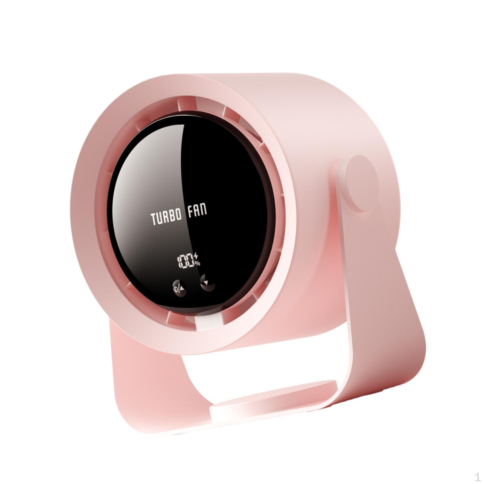 Compact Desk Fan for Home And Office Use розовый
