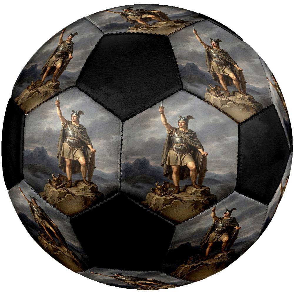 Heroes of Gaul Theme Size 5 Soccer Ball, Suitable for Both Indoor and Outdoor Matches, a Gift Suitable for Everyone.