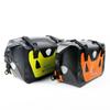 50L Waterproof Motorcycle Saddle Bag Rear Seat Tail Touring Motorcycles With PVC Material Fluorescent Green Orange