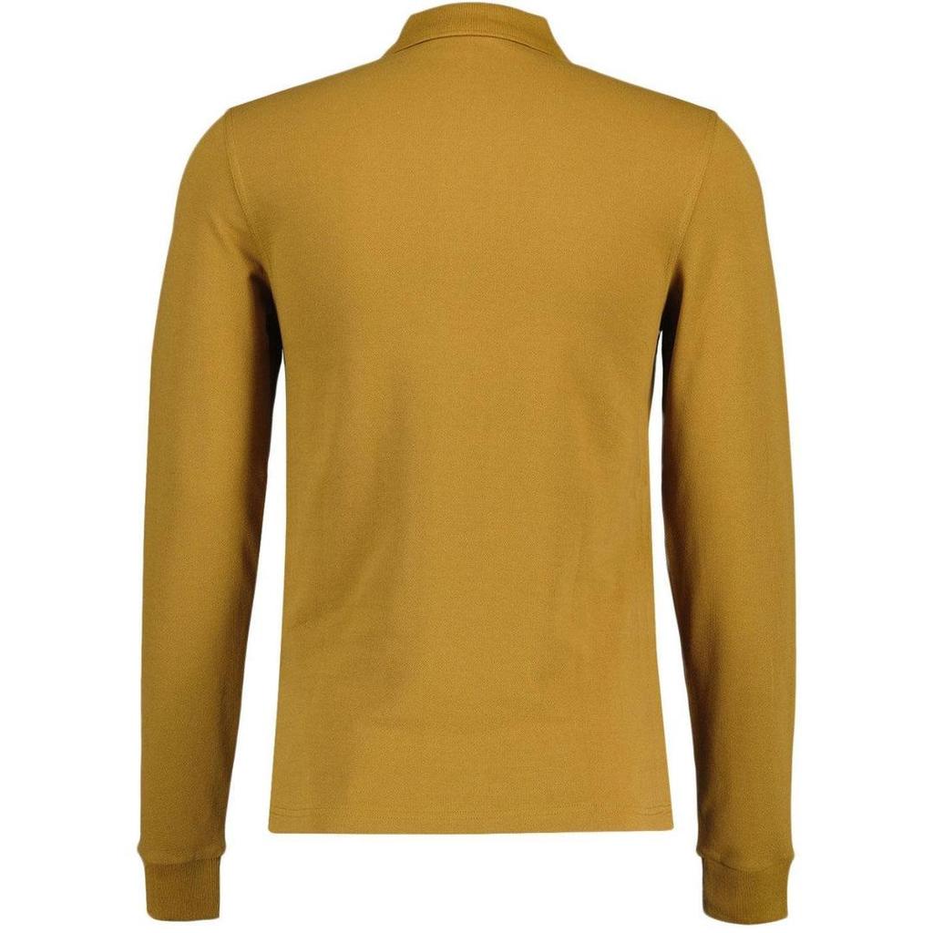 Fred Perry Mens Plain Long-Sleeved Polo Shirt