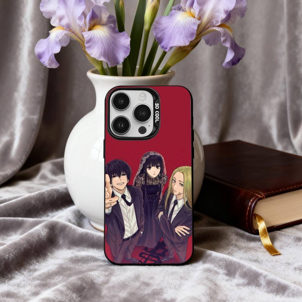 Anime S-Sakamoto-O D-Days Phone Case For iPhone17,16,15,14,13,12,11 Plus,Pro Max Candy Silver Plated Inside Cover