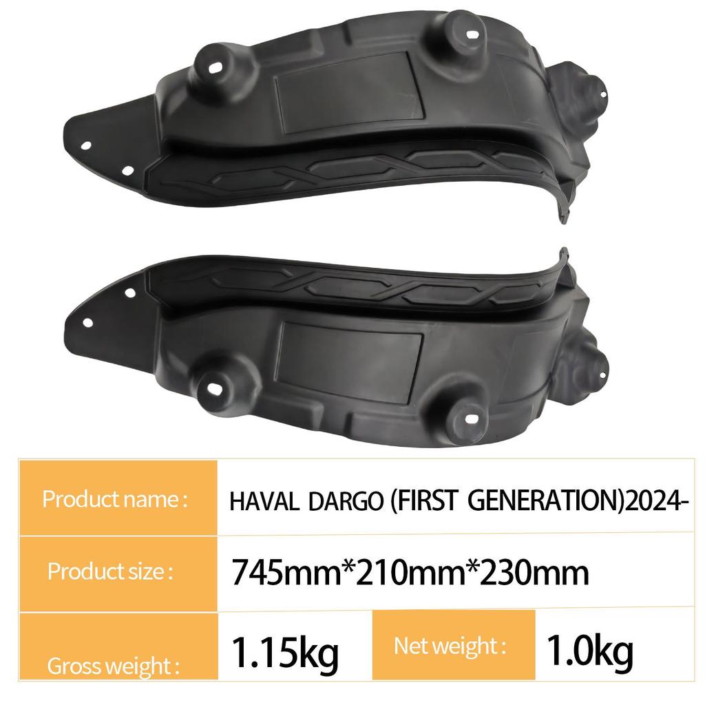 2024 Haval Big Dog/Dargo Gen 1 Rear Wheel Mudguard Liner