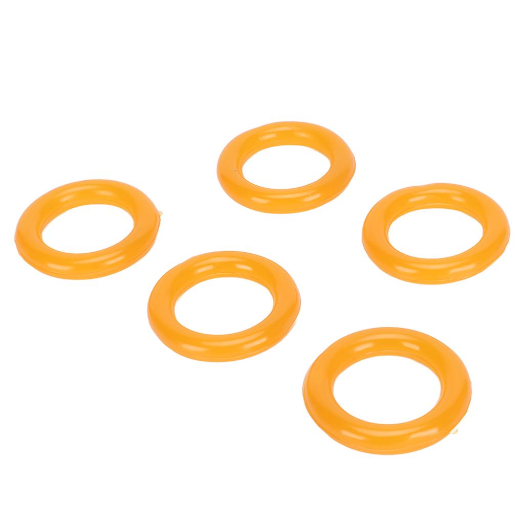 20pcs Bobbin Winder Rubber Tire Ring Flexible Elastic Portable Bobbin Winder Ring for Replacement Yellow