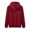 Men‘s Zipper Pullover Long Sleeve Hooded Sweatshirt Tops Blouse